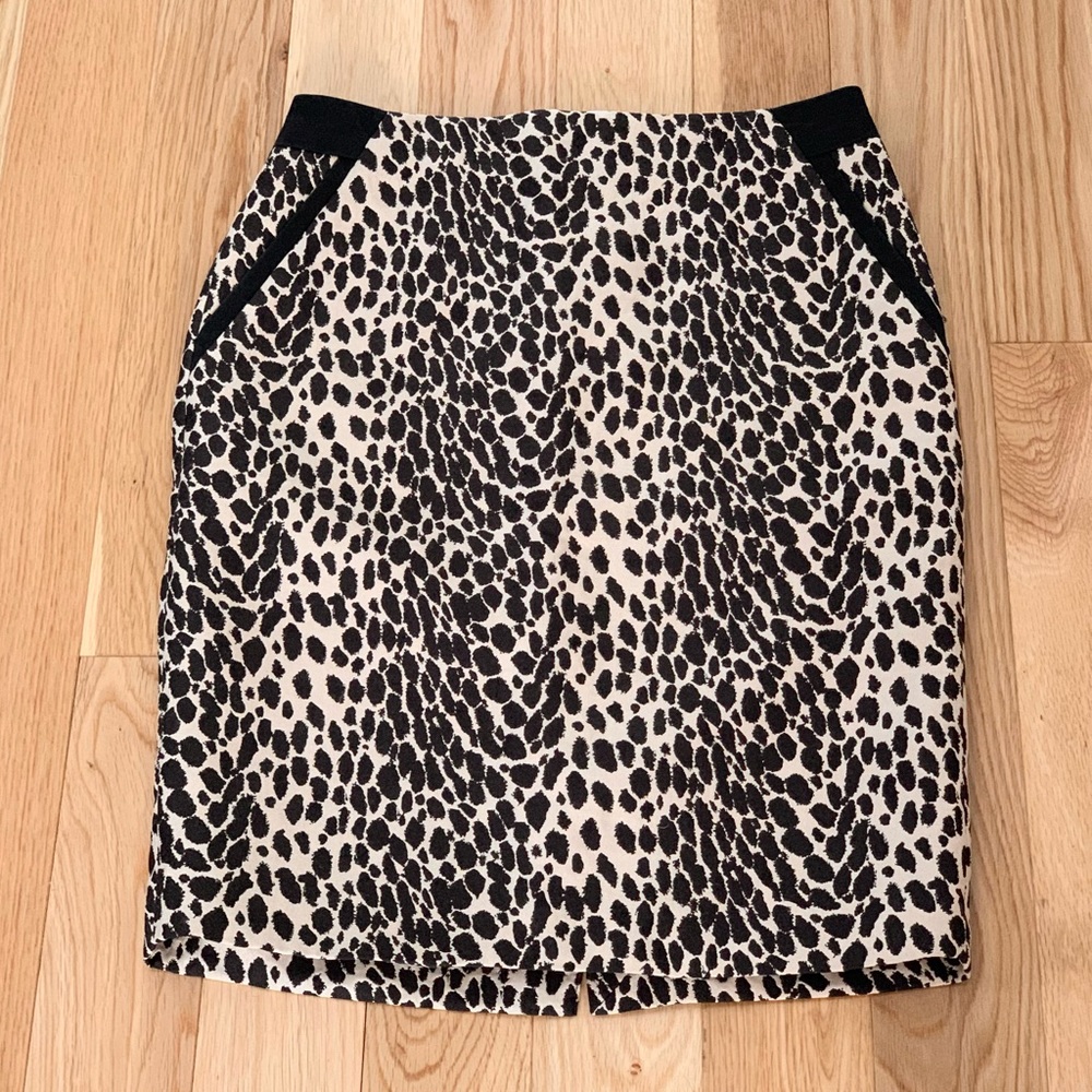 Outback Red  Leopard Pencil Skirt 0